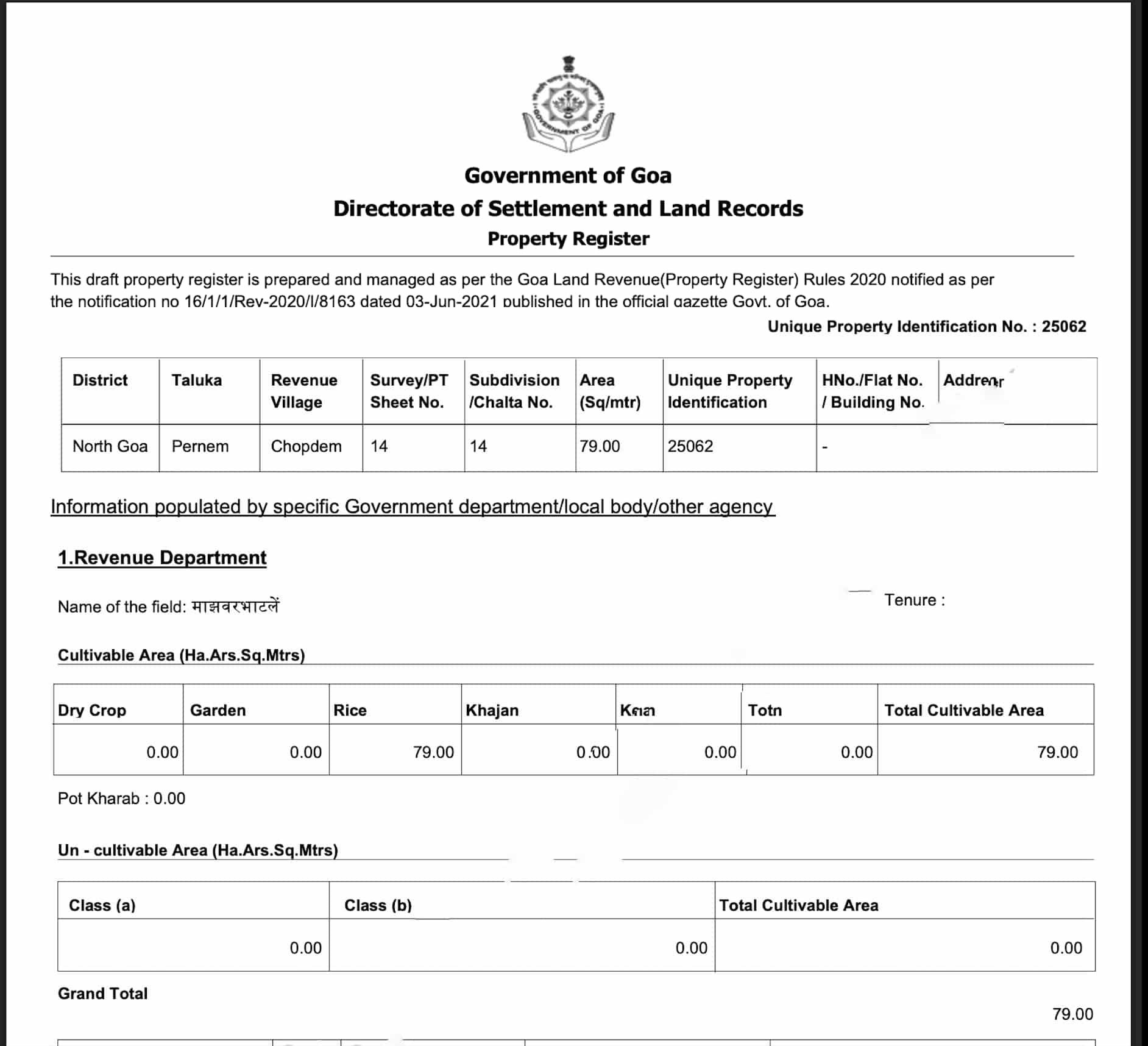 Property Register